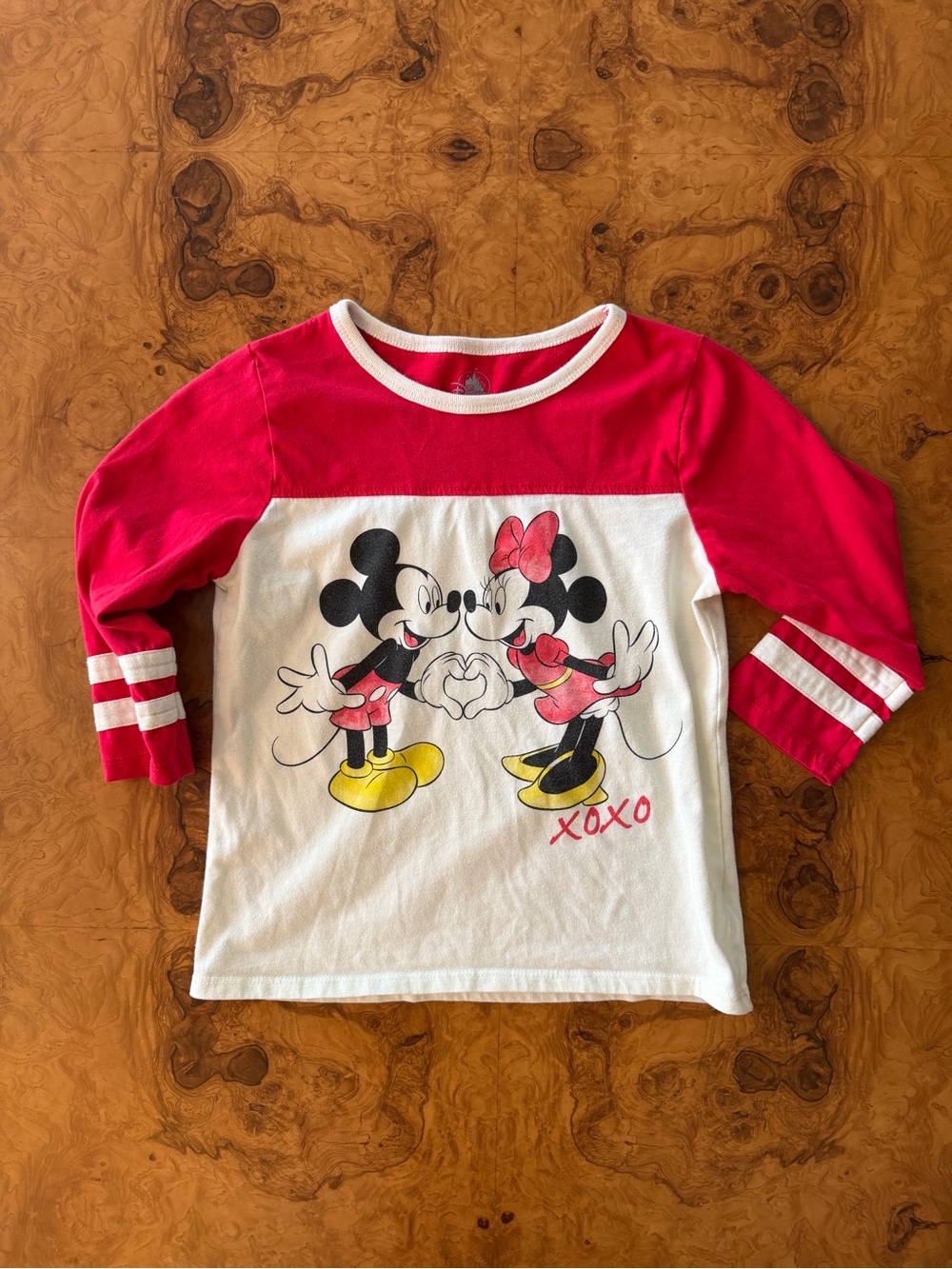 Disney Mickey & Minnie Jersey Tee Kids Size 9/10